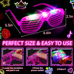 180 Pairs of Luminous Glasses